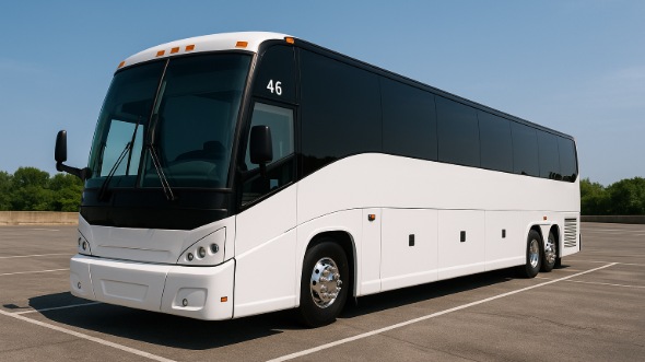 Exterior of Des Moines Party Bus Company's 40 Passenger Party Bus in Des Moines
