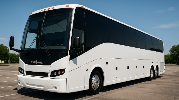 Exterior of Iowa Party Bus Company's ADA Charter Bus in Iowa