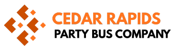 cedar rapids party bus company logo